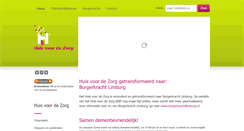 Desktop Screenshot of huisvoordezorg.nl